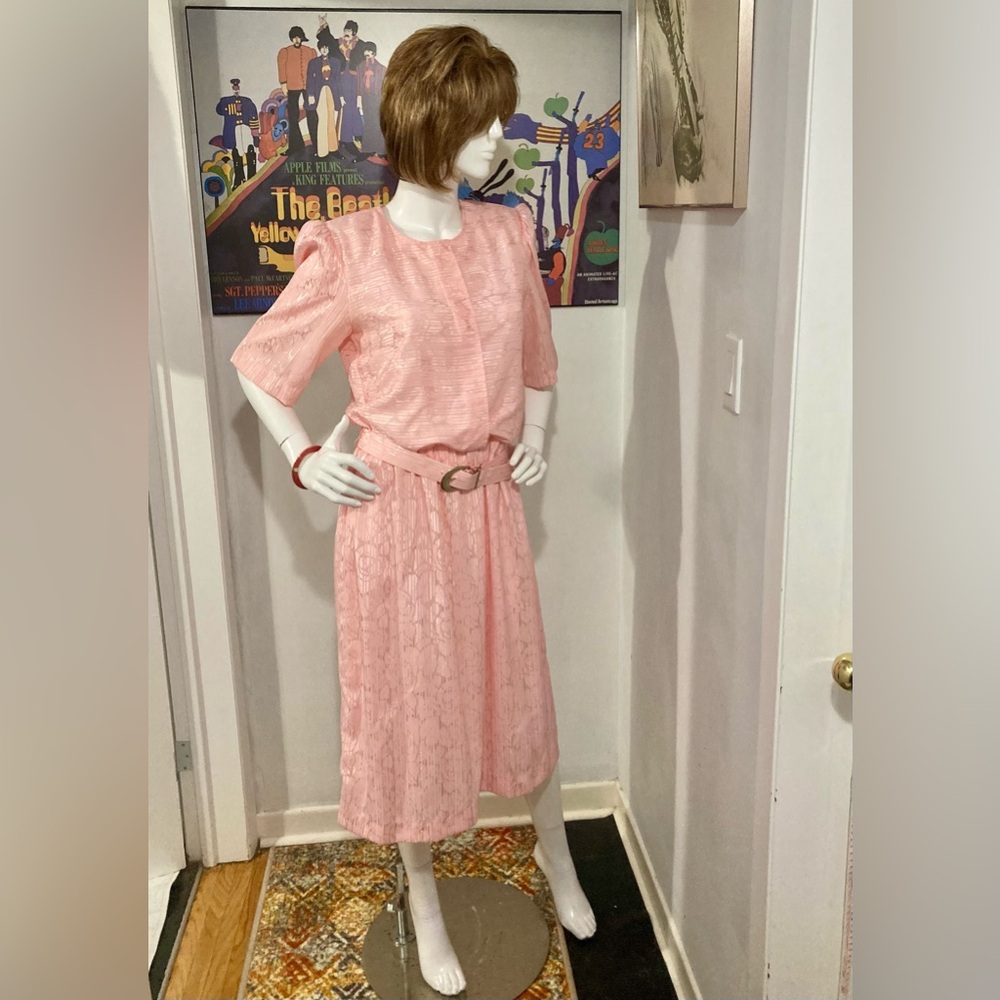 Vintage Pink 80s Dress - Perfect John Hughes Prom Look